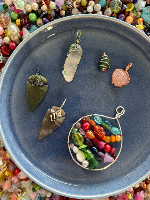 Wire Wrapped Pendants : Sat Oct 18th 1pm-3pm
