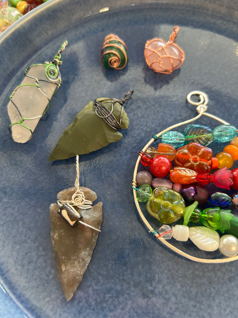 Wire Wrapped Pendants : Sat Oct 18th 1pm-3pm