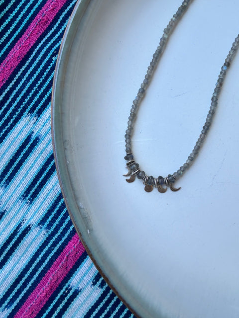 Moonphase Labradorite Necklace