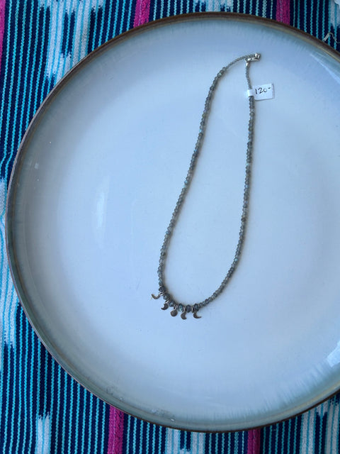 Moonphase Labradorite Necklace