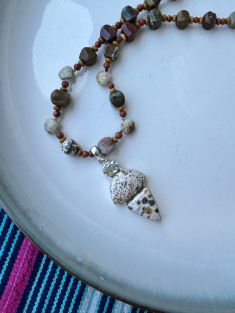 Ocean Jasper with Pendant Necklace