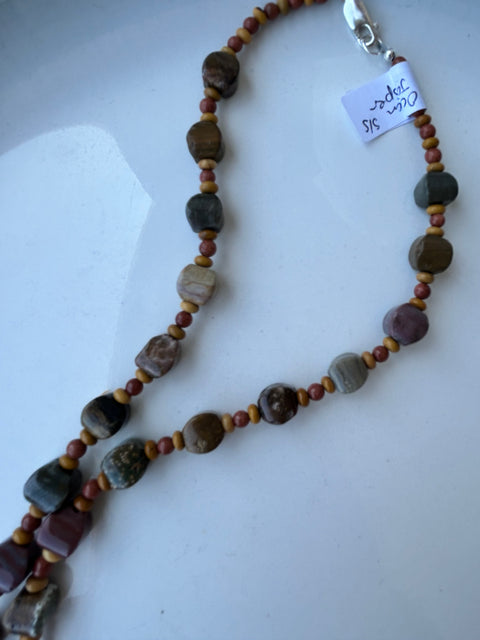 Ocean Jasper with Pendant Necklace