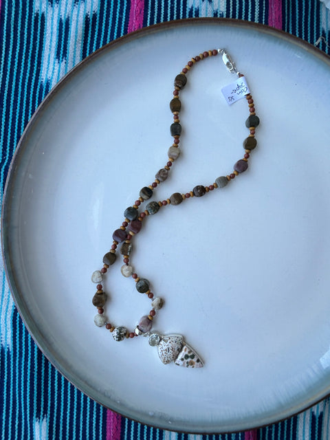 Ocean Jasper with Pendant Necklace