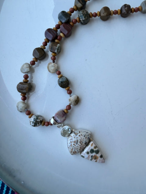 Ocean Jasper with Pendant Necklace